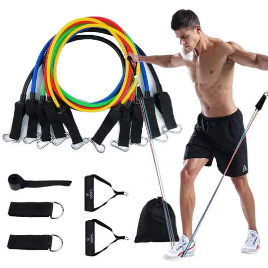 💪 Set 11 Piezas Bandas Elásticas Tubulares